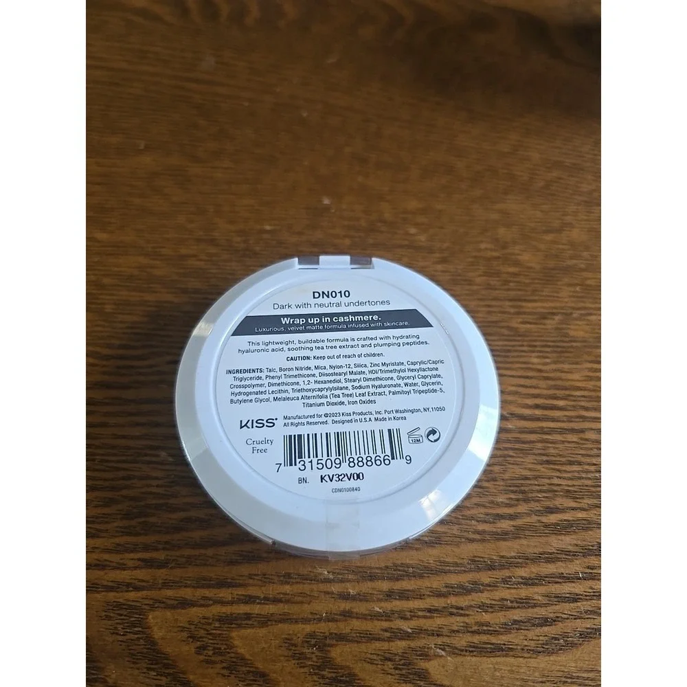 JOAH PERFECT COMPLEXION CASHMERE POWDER FOUNDATION , DN010 DARK W/NETURAL UNDERT